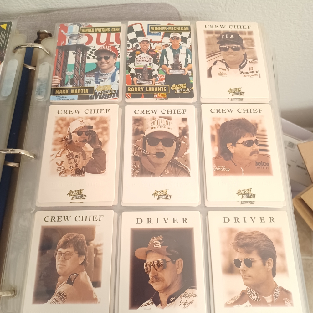 1995 Action Packed NASCAR Insert Lot